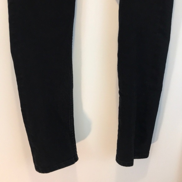H&M Skinny Ankle Regular Waist Black Jeans S 34 - Picture 3 of 8